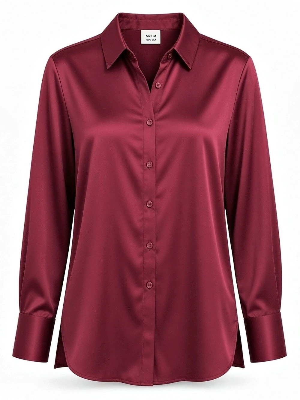Button Down Shirt in Red Size Medium